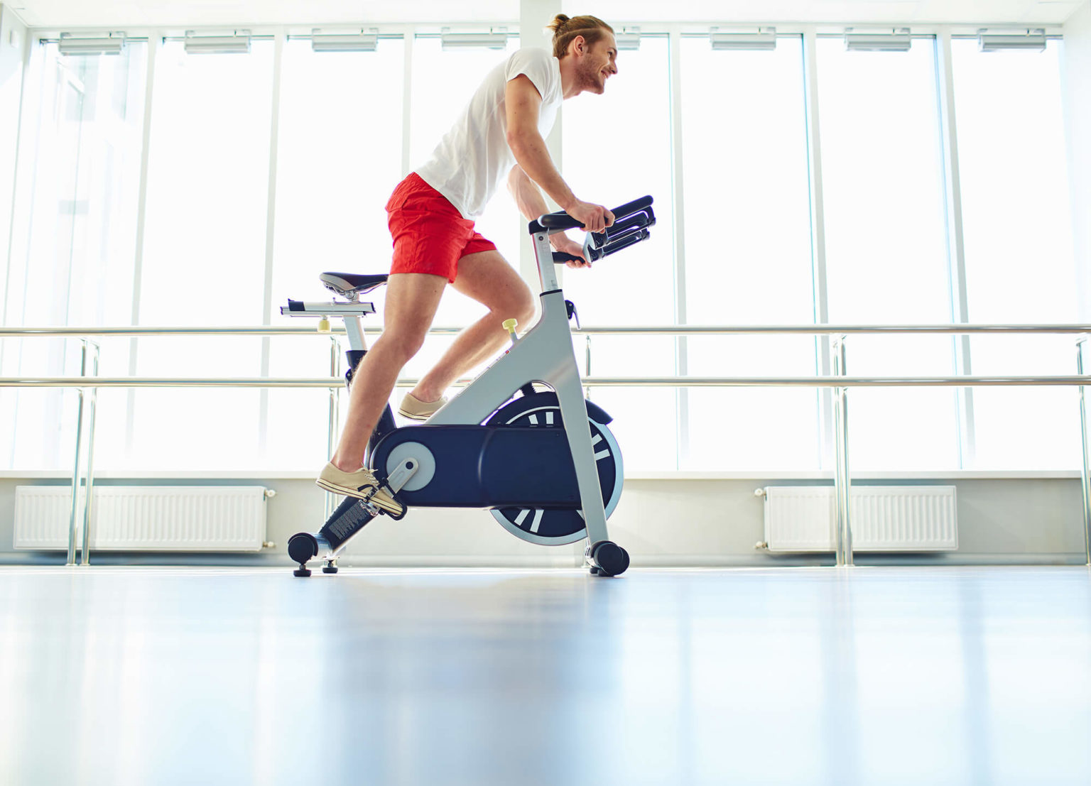 upright exercise bike workout