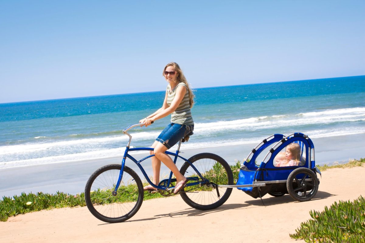 How to attach a bike trailer